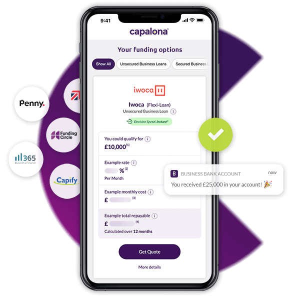 Compare business loans - Find the right business funding in minutes