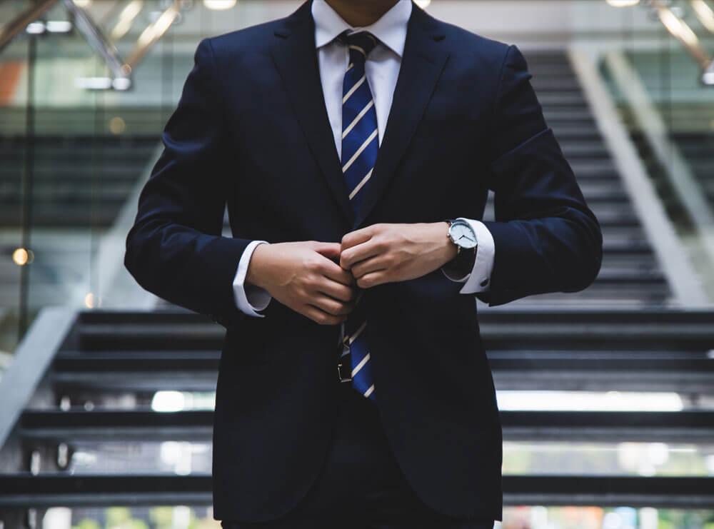 Business person in suit