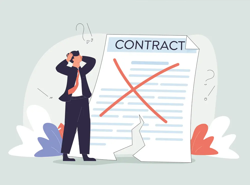 Ending contract with client