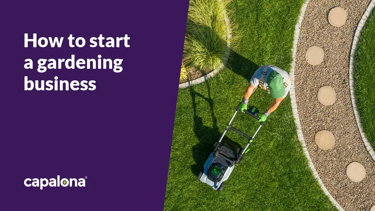 How to start a gardening business image