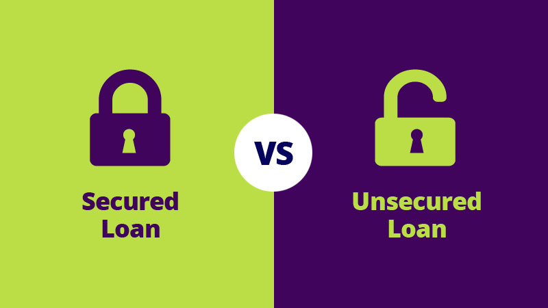 What's the difference between secured and unsecured business finance? image