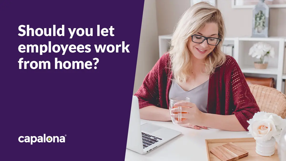 Should your employees work from home? image