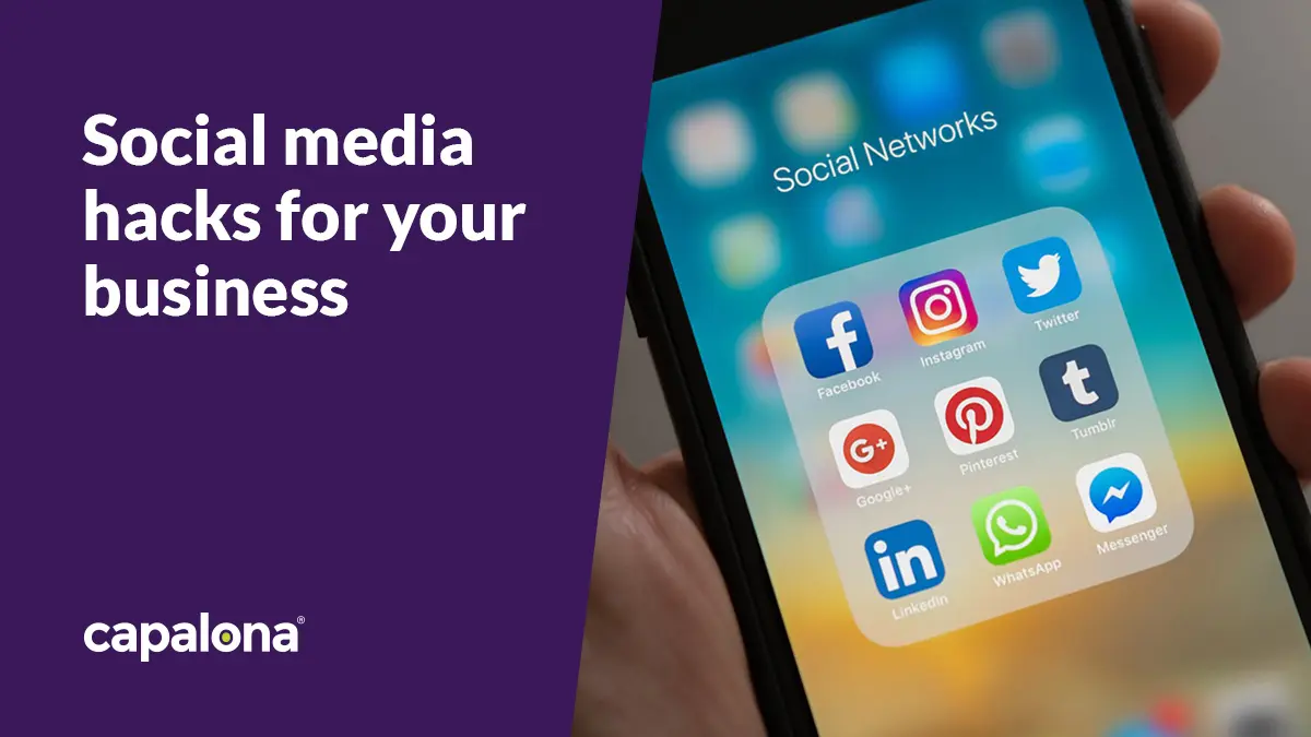 5 easy social media hacks for your small business image