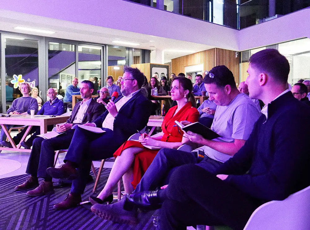 Judges on the Dragons panel at Den Y Dreigiau 2025