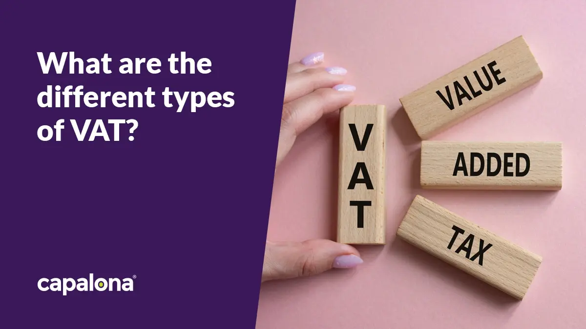 What are the different types of VAT? image